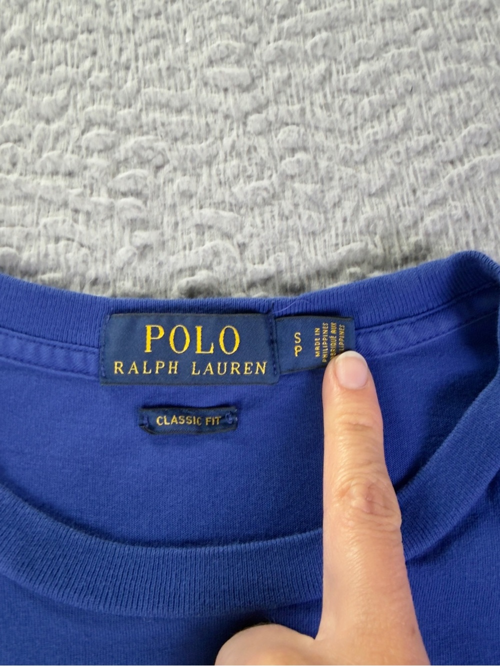 Polo Ralph Lauren Shirt Mens Small Blue Classic Fit Logo Embroidered Preppy - Picture 7 of 8